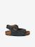 Boys' leather buckle sandals blue - vertbaudet enfant 