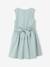 Set of skater dress, bolero and band for head accessories for hair sage green+white - vertbaudet enfant 