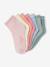 Pack of 7 Pairs of Socks for Girls dusky pink - vertbaudet enfant 