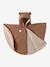 Cape bébé doudou à oreilles cappuccino - vertbaudet enfant 