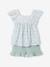 Cotton gauze short and top set blush+sage green - vertbaudet enfant 