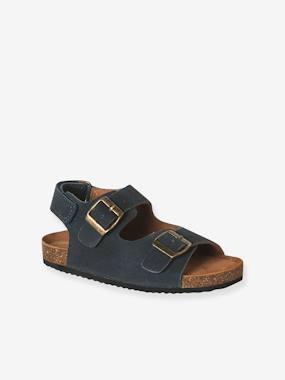 Shoes-Boys' leather buckle sandals 
