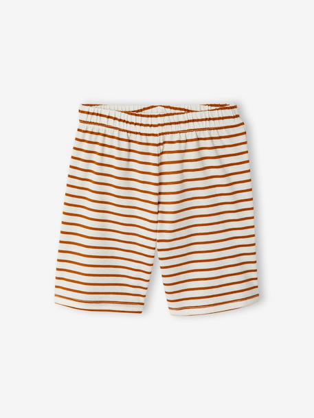 Lot 3 pyjamas vélo long et court caramel - vertbaudet enfant 