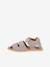 Closed BAREFOOT FLEXY AVI Sandals for Children, FRODDO light grey+navy blue - vertbaudet enfant 