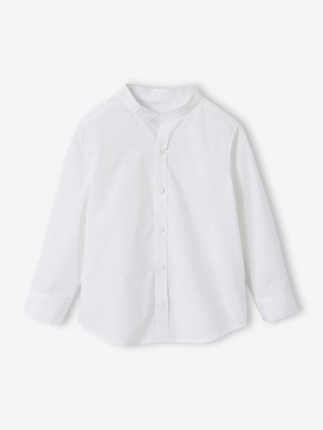 Ceremony suit with Mao collar shirt, jacket and trousers for boys aqua green+beige+sky blue - vertbaudet enfant 