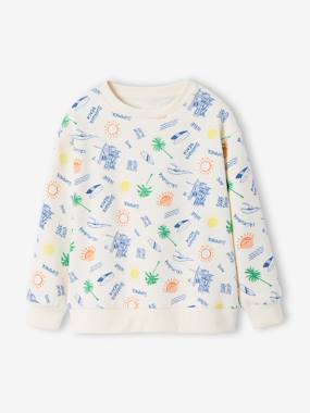 Sweat garçon col rond - vertbaudet enfant Garçon-Sweat garçon col rond