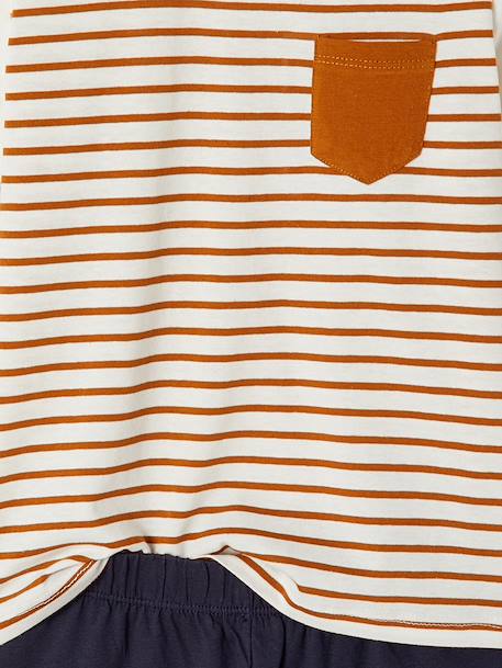 Pack of 3 long and short cycling pyjamas caramel - vertbaudet enfant 