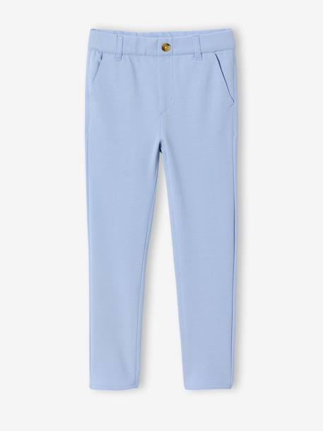 Ceremony suit with Mao collar shirt, jacket and trousers for boys aqua green+beige+sky blue - vertbaudet enfant 