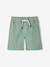 Bermuda garçon élastique bleu jean+jaune pastel+vert sapin - vertbaudet enfant 