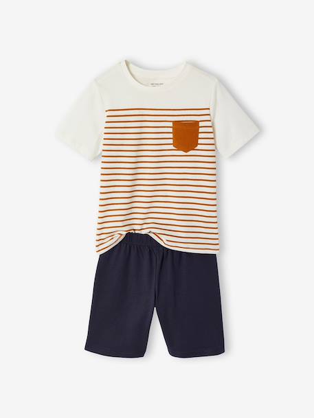 Pack of 3 long and short cycling pyjamas caramel - vertbaudet enfant 