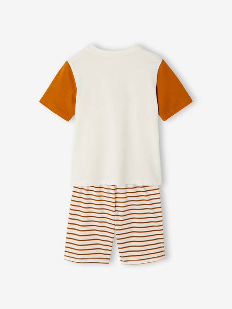 Lot 3 pyjamas vélo long et court caramel - vertbaudet enfant 