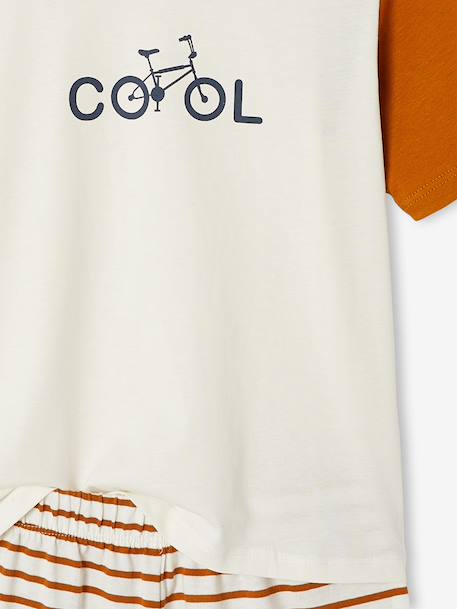 Pack of 3 long and short cycling pyjamas caramel - vertbaudet enfant 