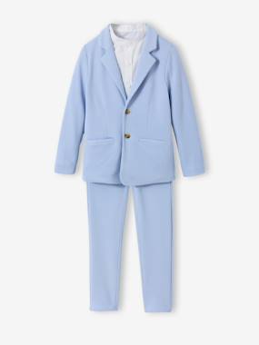 Ensemble céremonie chemise col Mao, veste et pantalon garçon - vertbaudet enfant Ensemble céremonie chemise col Mao, veste et pantalon garçon - vertbaudet enfant