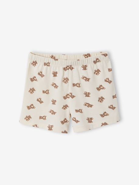 Pack of 2 short and long bear pyjamas ecru - vertbaudet enfant 