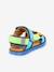 Pair of KE FLASH Hook-&-Loop Sandals for Boys, FRODDO aqua+black+blue+electric blue+fuchsia+multicoloured+navy blue+rosy - vertbaudet enfant 