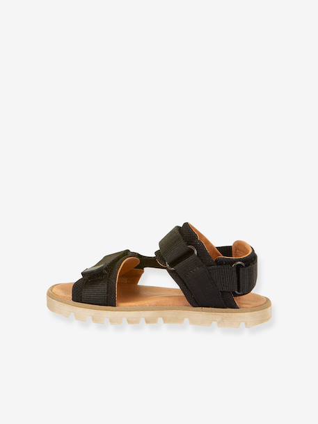 Pair of KE FLASH Hook-&-Loop Sandals for Boys, FRODDO aqua+black+blue+electric blue+fuchsia+multicoloured+navy blue+rosy - vertbaudet enfant 
