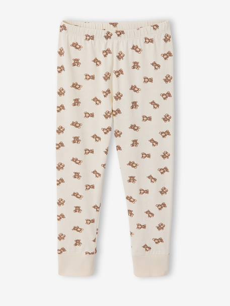 Pack of 2 short and long bear pyjamas ecru - vertbaudet enfant 