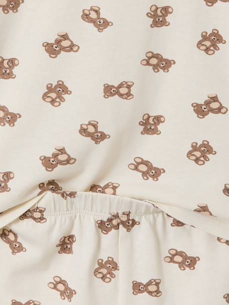 Pack of 2 short and long bear pyjamas ecru - vertbaudet enfant 