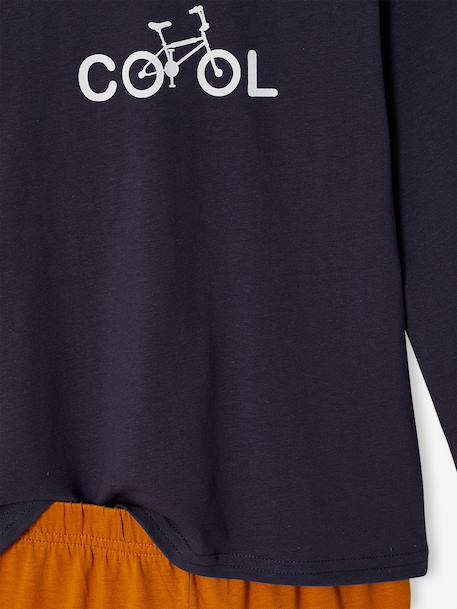 Lot 3 pyjamas vélo long et court caramel - vertbaudet enfant 