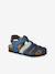 Boys' touch-fastening sandals set blue - vertbaudet enfant 