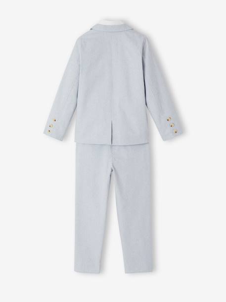 4-piece boy's ceremony set sky blue - vertbaudet enfant 