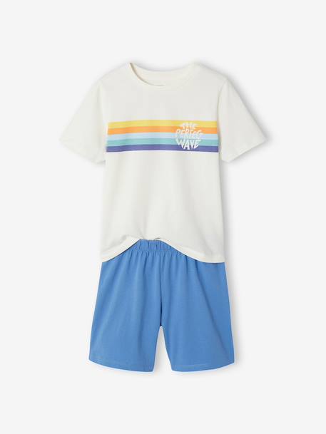 Pack of 2 surf pyjama shorts sky blue - vertbaudet enfant 