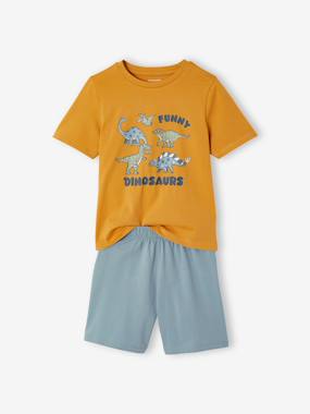 Lot 2 pyjashorts dino - vertbaudet enfant Garçon-Lot 2 pyjashorts dino