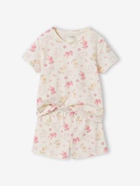 Fille-Lot 2 pyjamas lapin court et long