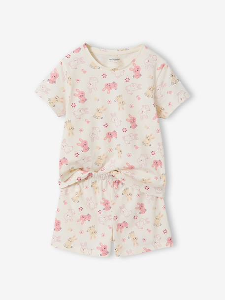 Pack of 2 short and long rabbit pyjamas marl grey - vertbaudet enfant 