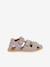 Sandales pieds nus fermées pour enfants BAREFOOT FLEXY AVI froddo gris clair+marine - vertbaudet enfant 