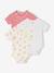 Pack of 3 organic cotton baby boy bodysuits red - vertbaudet enfant 