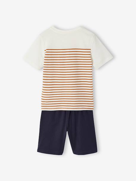 Pack of 3 long and short cycling pyjamas caramel - vertbaudet enfant 