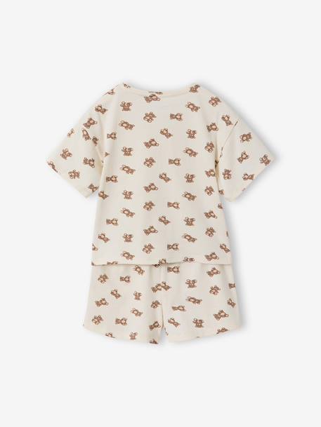 Pack of 2 short and long bear pyjamas ecru - vertbaudet enfant 