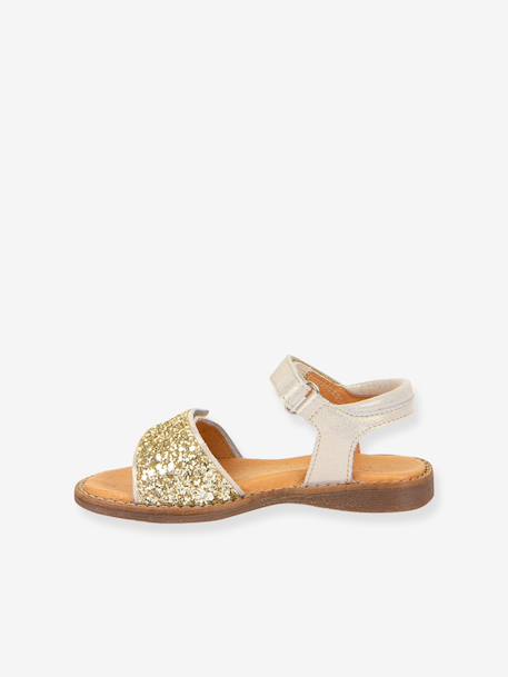 LORINE SPARKLE girls' sandals by FRODDO deep blue+gold+lavender - vertbaudet enfant 