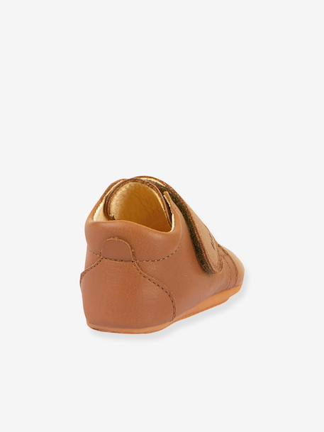 BASIC FRODDO leather slippers for babies caramel - vertbaudet enfant 