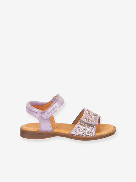 LORINE SPARKLE girls' sandals by FRODDO deep blue+gold+lavender - vertbaudet enfant 