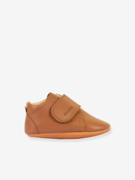 BASIC FRODDO leather slippers for babies caramel - vertbaudet enfant 