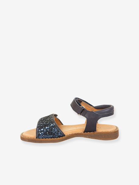LORINE SPARKLE girls' sandals by FRODDO deep blue+gold+lavender - vertbaudet enfant 