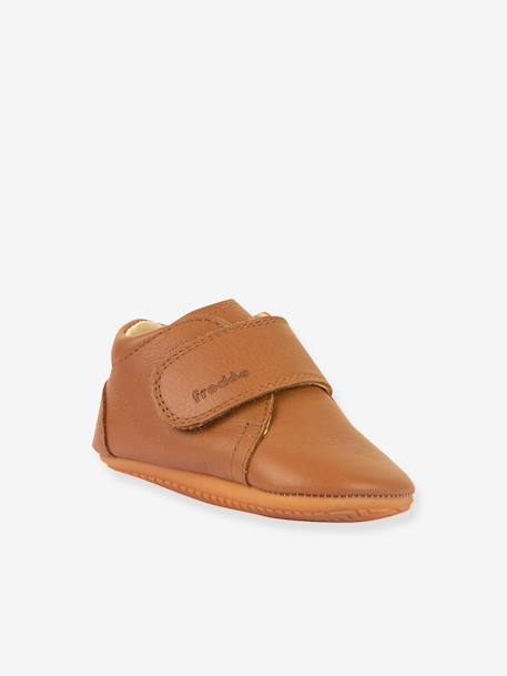 BASIC FRODDO leather slippers for babies caramel - vertbaudet enfant 