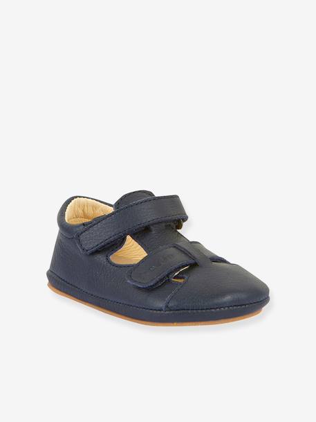 FRODDO baby girl's barefoot sandals deep blue+light pink - vertbaudet enfant 