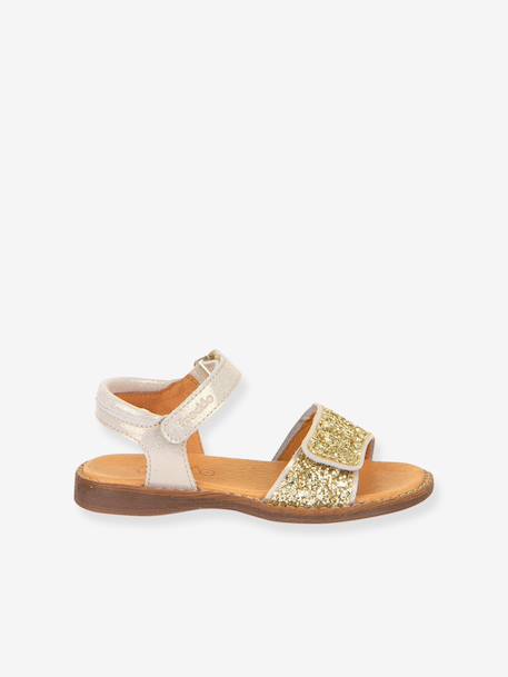 LORINE SPARKLE girls' sandals by FRODDO deep blue+gold+lavender - vertbaudet enfant 