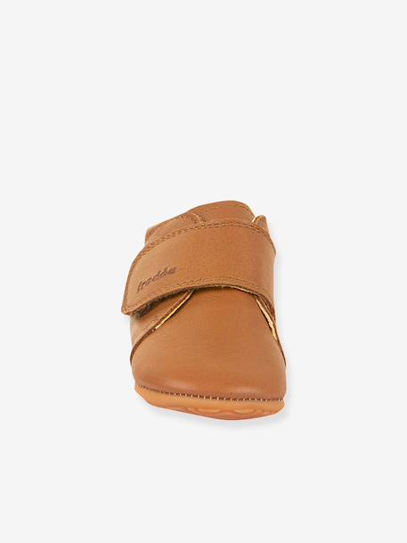 BASIC FRODDO leather slippers for babies caramel - vertbaudet enfant 