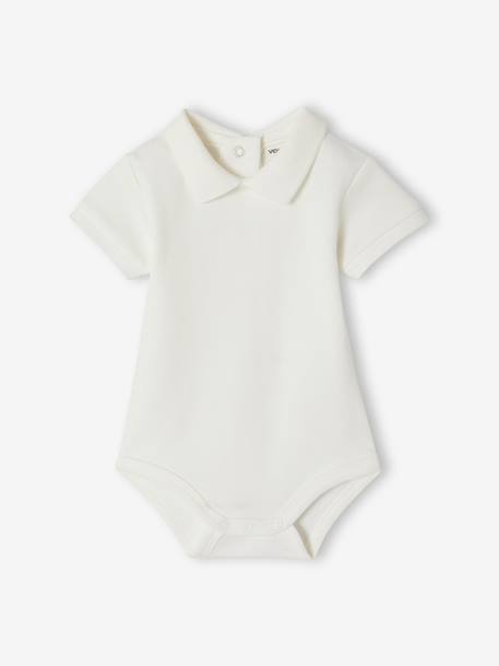 Set of 2 sleepsuit bodysuit for babies sage green - vertbaudet enfant 