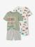 Pack of 2 vehicle pyjama shorts sage green - vertbaudet enfant 