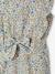Frilly Cotton Gauze Playsuit for Girls ecru+sage green - vertbaudet enfant 