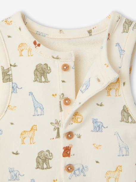 Ensemble combi bandana bébé écru - vertbaudet enfant 