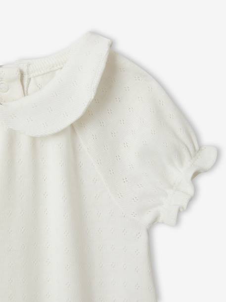 Newborn set for girls, 3-piece set ecru - vertbaudet enfant 