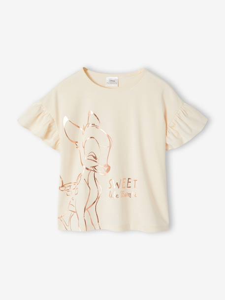 Bambi DISNEY ANIMALS short-sleeved t-shirt ecru - vertbaudet enfant 
