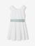 Occasion Wear Dress with Floral Print, for Girls light blue+pale pink+printed pink+printed white+white - vertbaudet enfant 