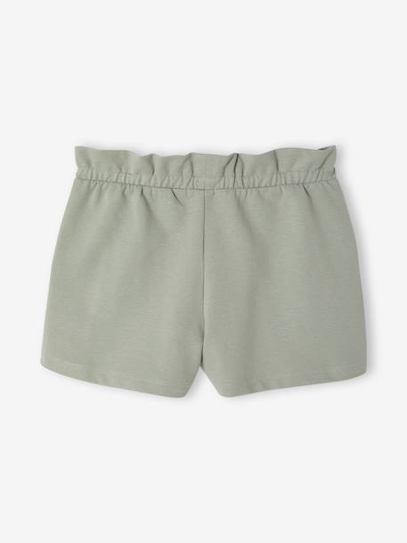 Pack of 2 Pairs of Shorts for Girls aqua green+navy blue+tangerine - vertbaudet enfant 